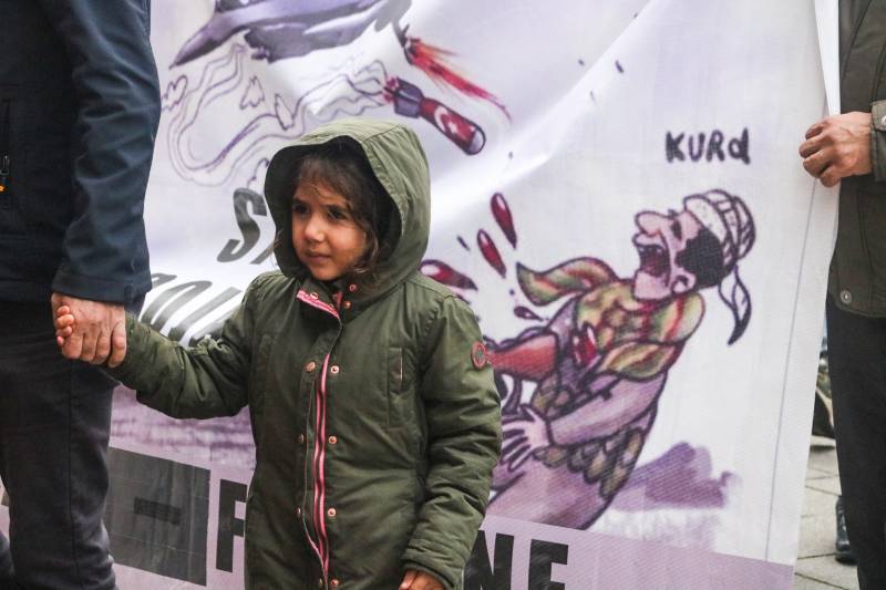 Acht aanhoudingen bij demonstratie van Koerden