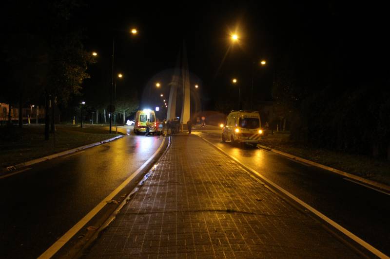 Fietser zwaargewond na val