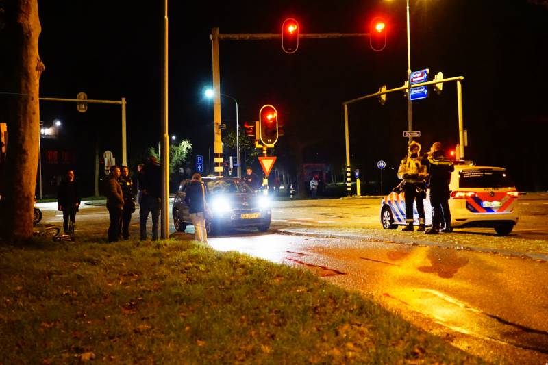 Fietser gewond na aanrijding met auto