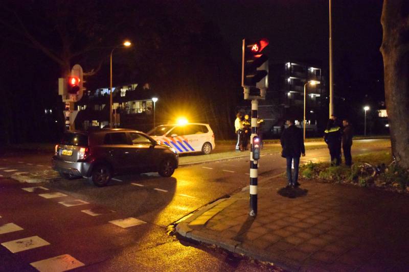 Fietser gewond na aanrijding met auto