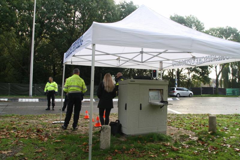 Kruising dicht vanwege reconstructie