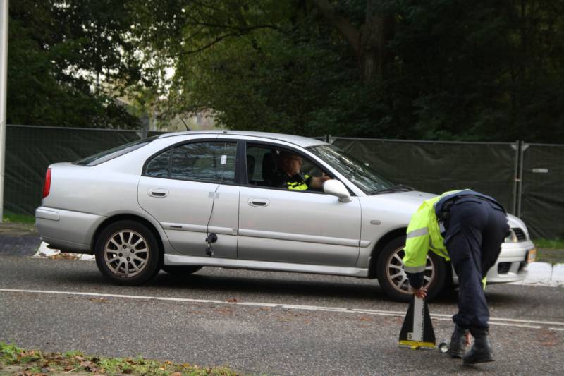 Kruising dicht vanwege reconstructie