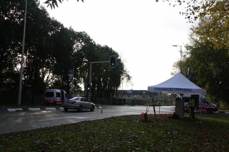 Kruising dicht vanwege reconstructie