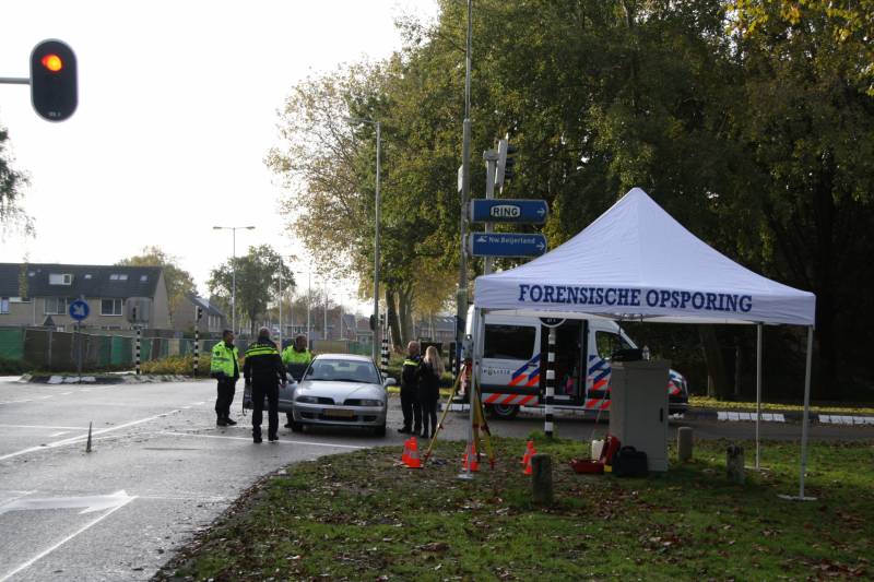 Kruising dicht vanwege reconstructie