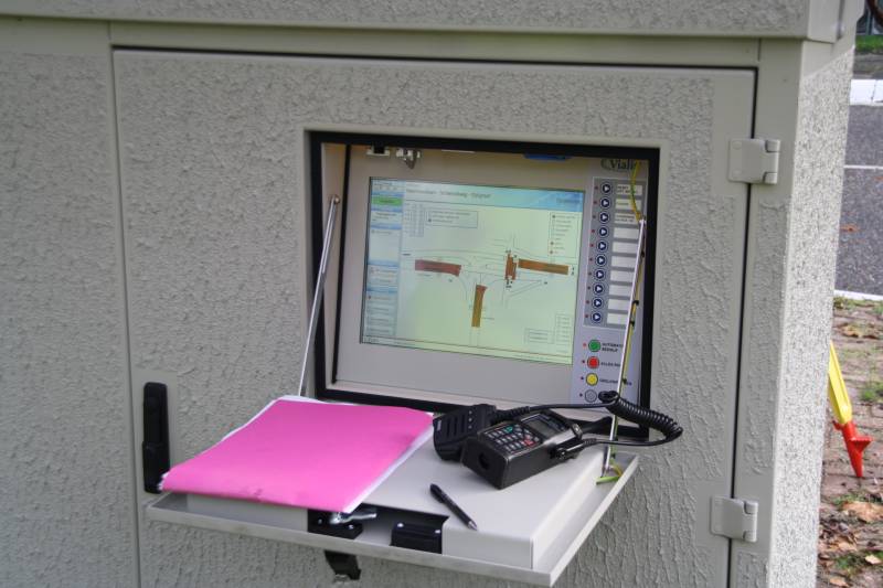 Kruising dicht vanwege reconstructie