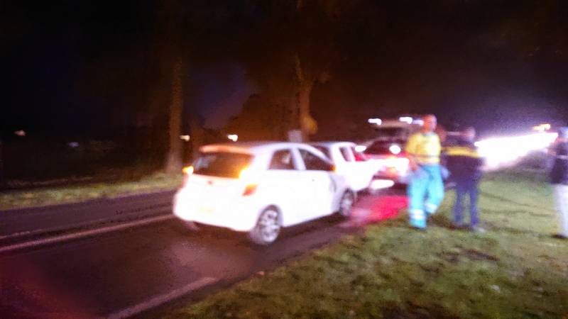 Gewonde en schade bij kop-staart aanrijding