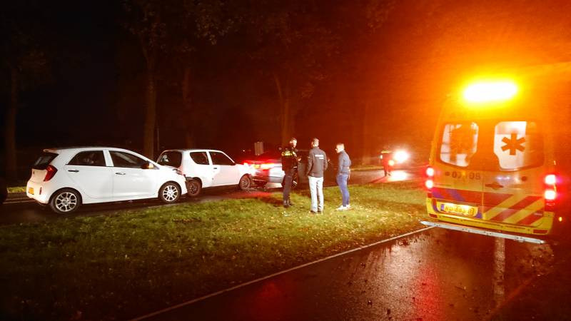 Gewonde en schade bij kop-staart aanrijding
