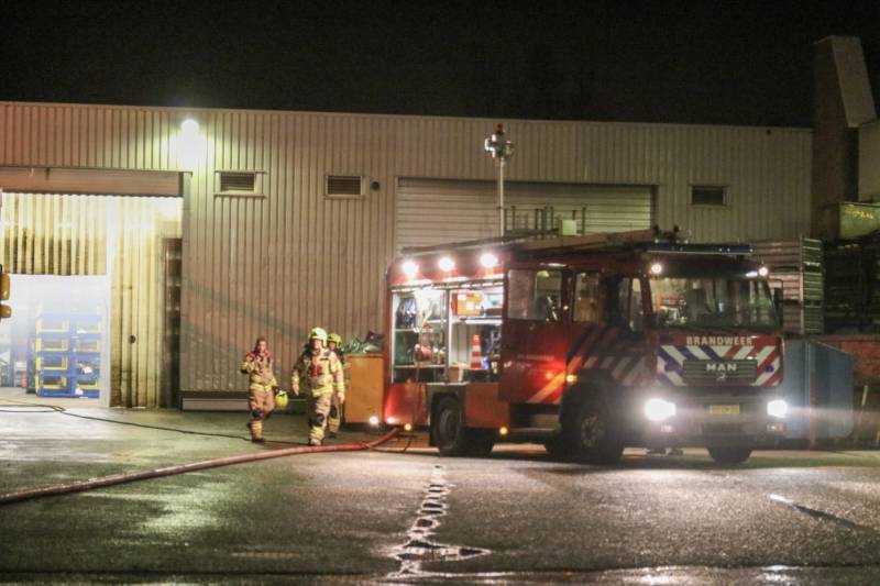 Brand in ventilatiesysteem van bedrijfshal snel geblust