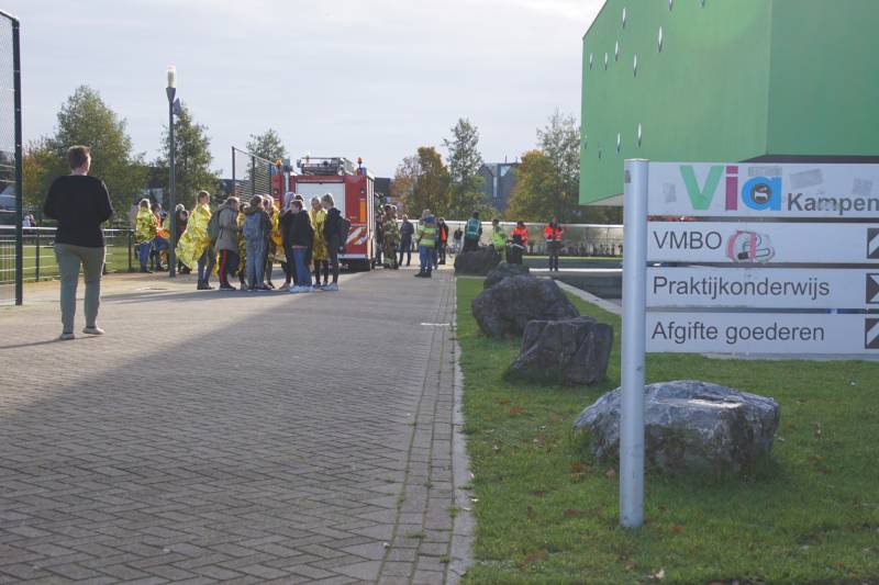 VIA College ontruimd na gaslucht