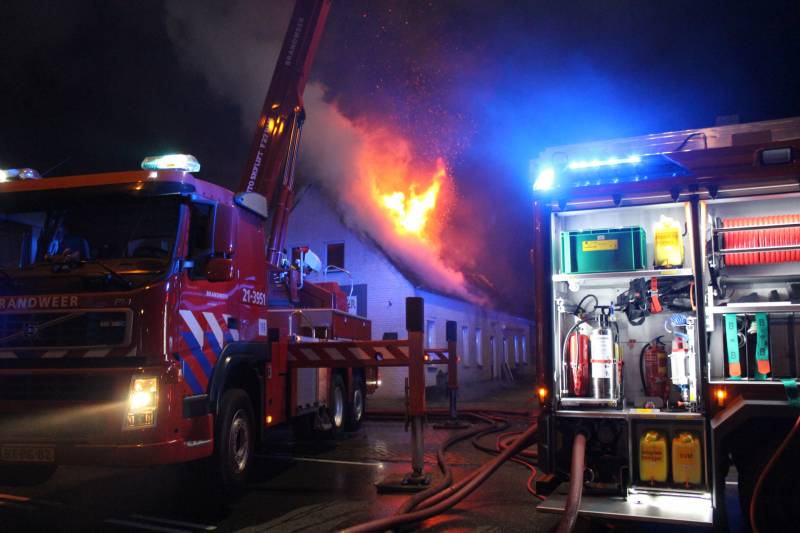 Twee woningen ontruimd na uitslaande brand in atelier