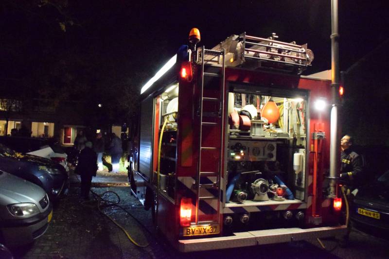 Flinke rookontwikkeling bij brand in woning
