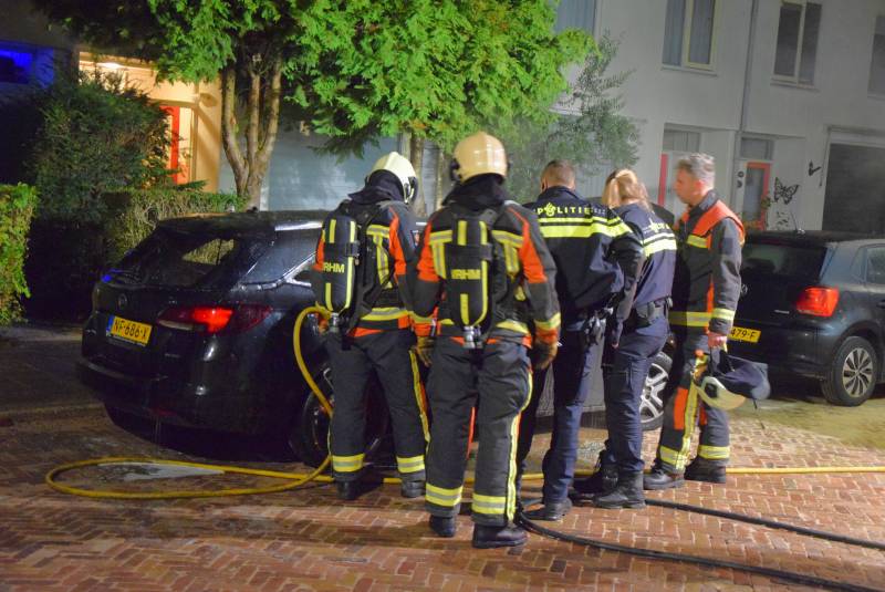 Wederom auto in de brand