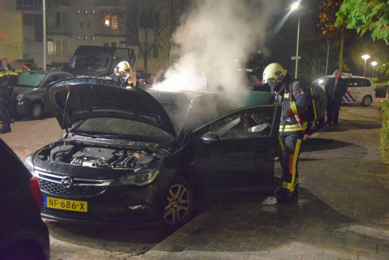 Wederom auto in de brand
