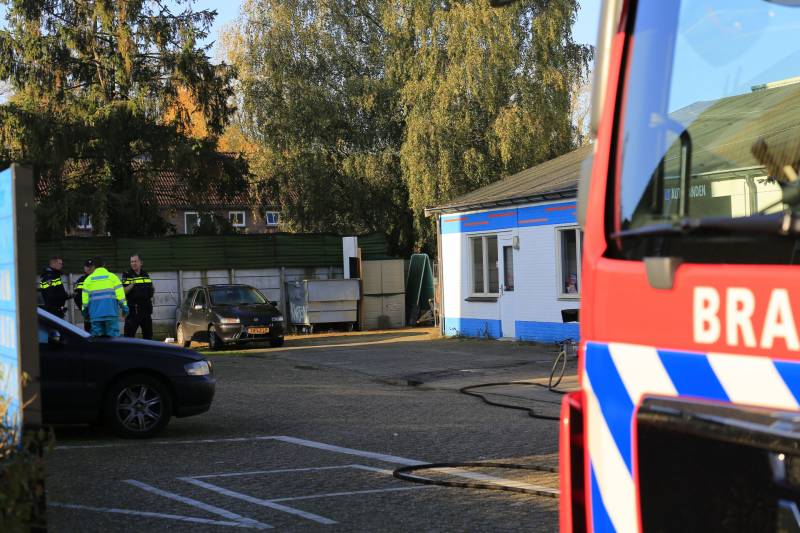 Brand in werkplaats garagebedrijf