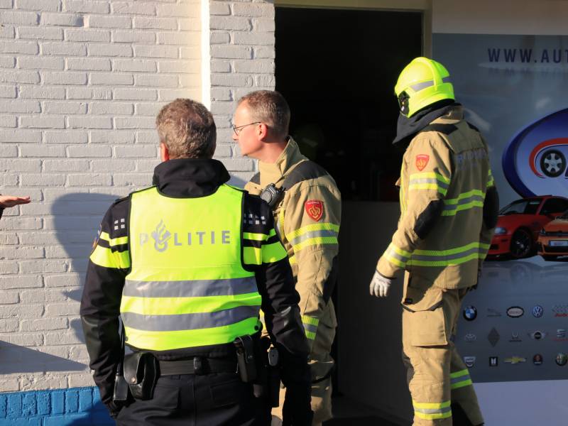 Brand in werkplaats garagebedrijf