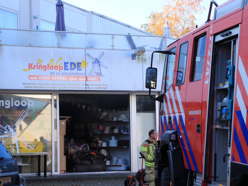 Brand in werkplaats garagebedrijf