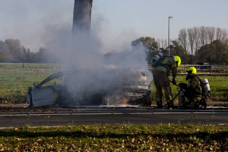 Automobilist komt om bij ernstig ongeval