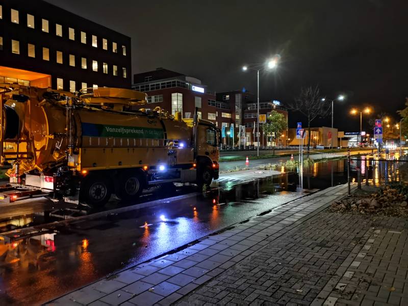 Grote overlast door gesprongen waterleiding