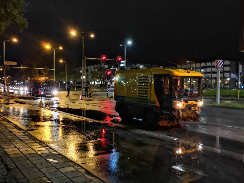 Grote overlast door gesprongen waterleiding