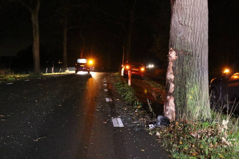Flinke schade na botsing met boom