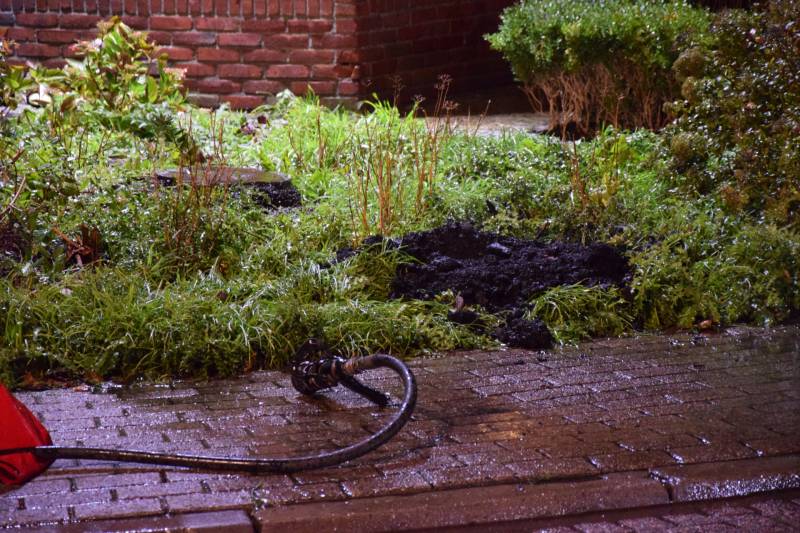 Brand in schoorsteen snel geblust