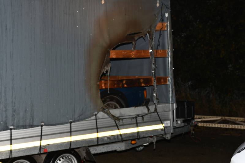 Brand in werkplaats snel onder controle