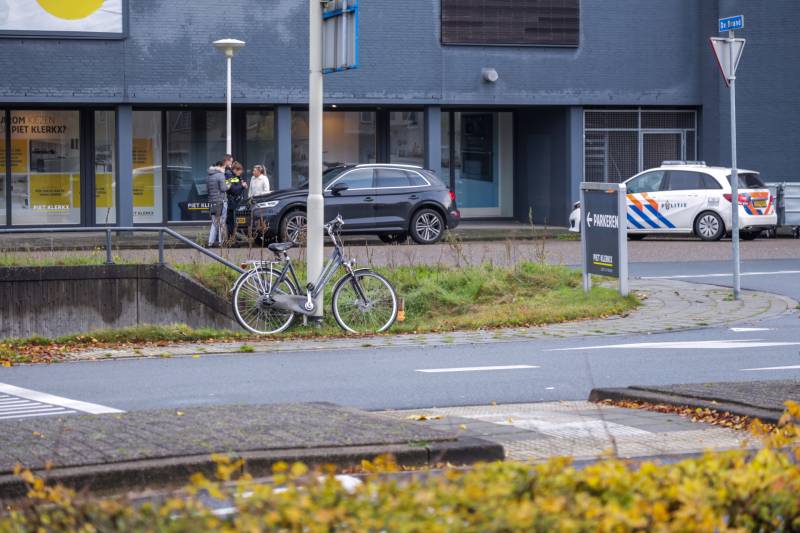 Overstekende fietsster aangereden