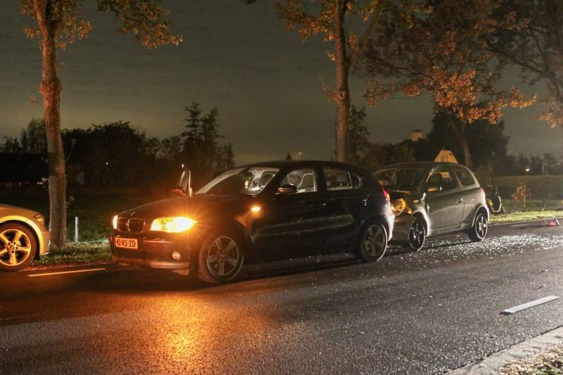 Flinke schade na kop-staart aanrijding