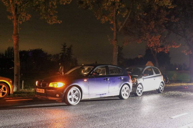 Flinke schade na kop-staart aanrijding