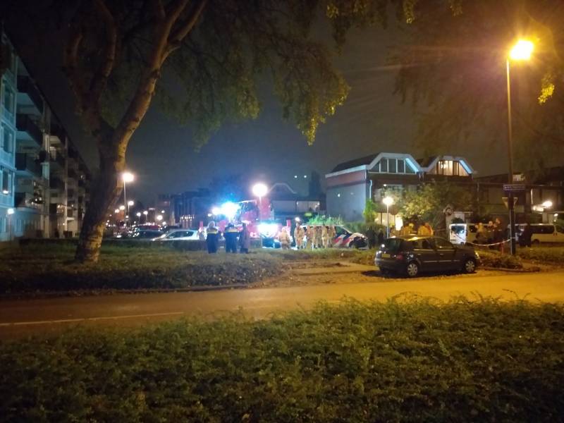 Veel hulpdiensten bij incident in flat