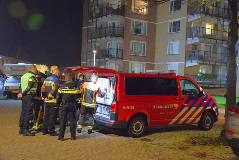 Acht appartementen ontruimt wegens brand