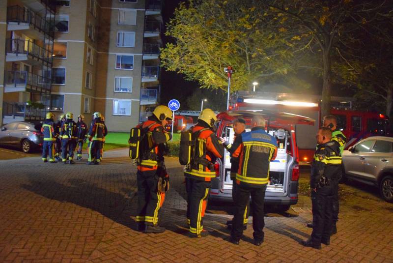 Acht appartementen ontruimt wegens brand