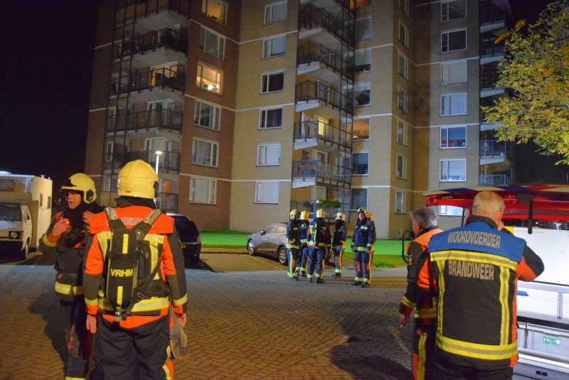 Acht appartementen ontruimt wegens brand
