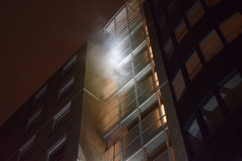 Acht appartementen ontruimt wegens brand