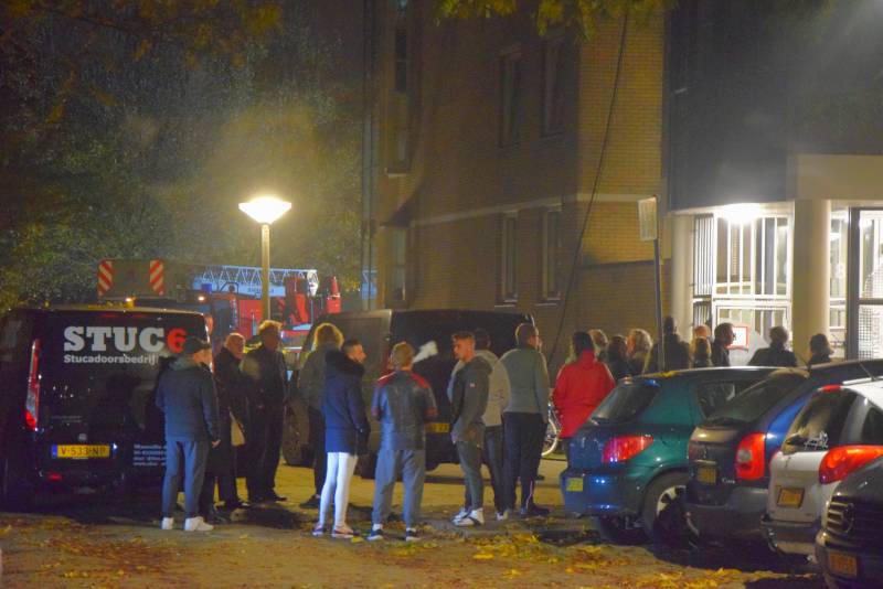 Acht appartementen ontruimt wegens brand