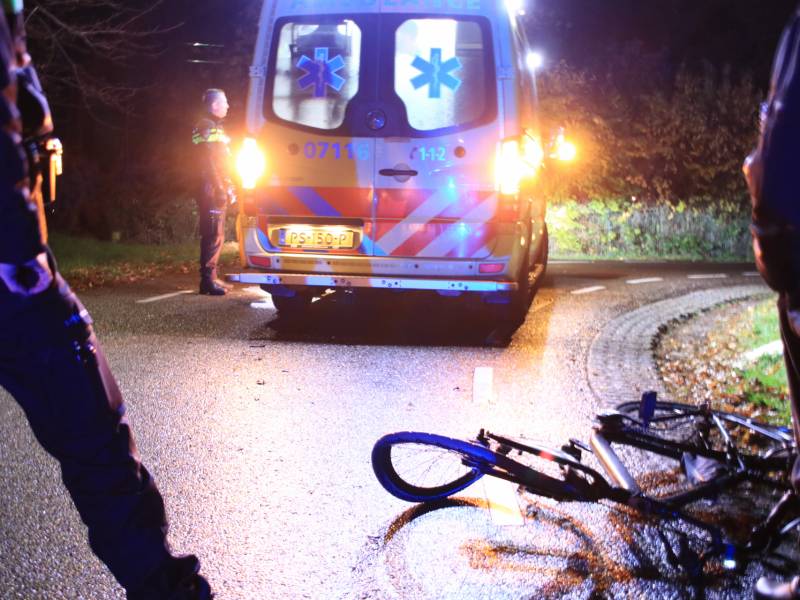 Fietser gewond na aanrijding met personenauto