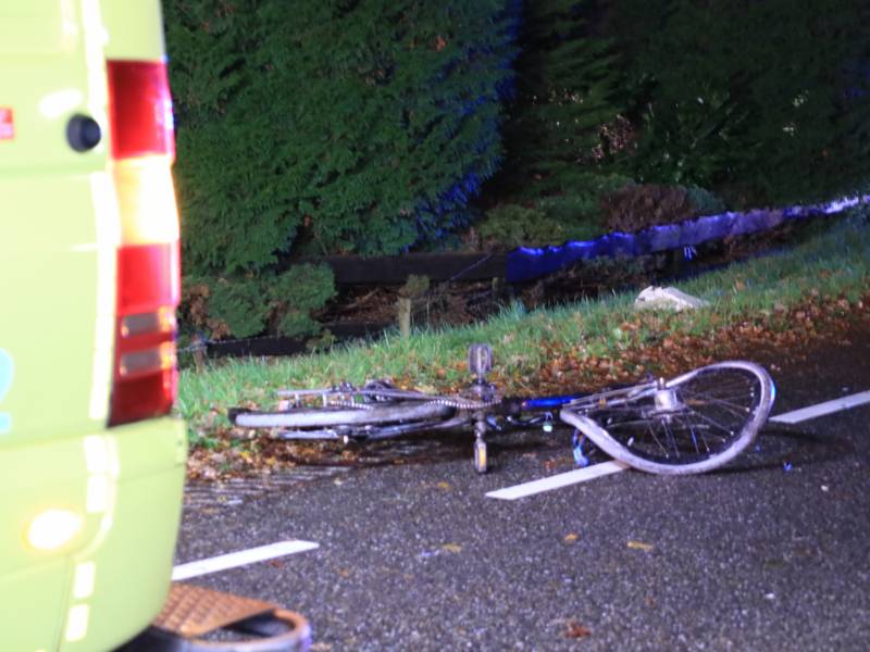 Fietser gewond na aanrijding met personenauto