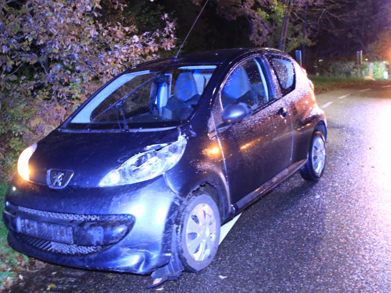 Fietser gewond na aanrijding met personenauto