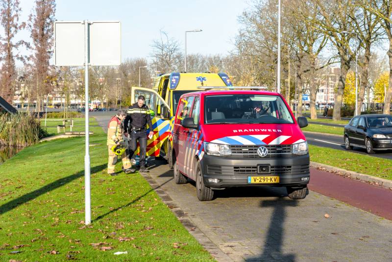 Vijf gewonden na aanrijding met drie voertuigen