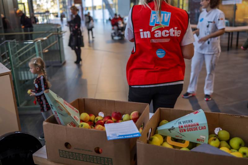 Ziekenhuizen plat door stakingen