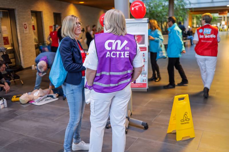 Ziekenhuizen plat door stakingen