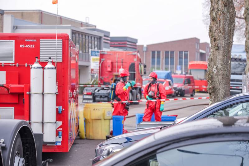 Ontruiming BN International na ongeval gevaarlijke stoffen
