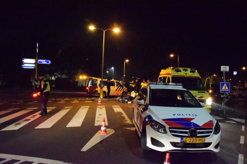 Fietser gewond na aanrijding met auto