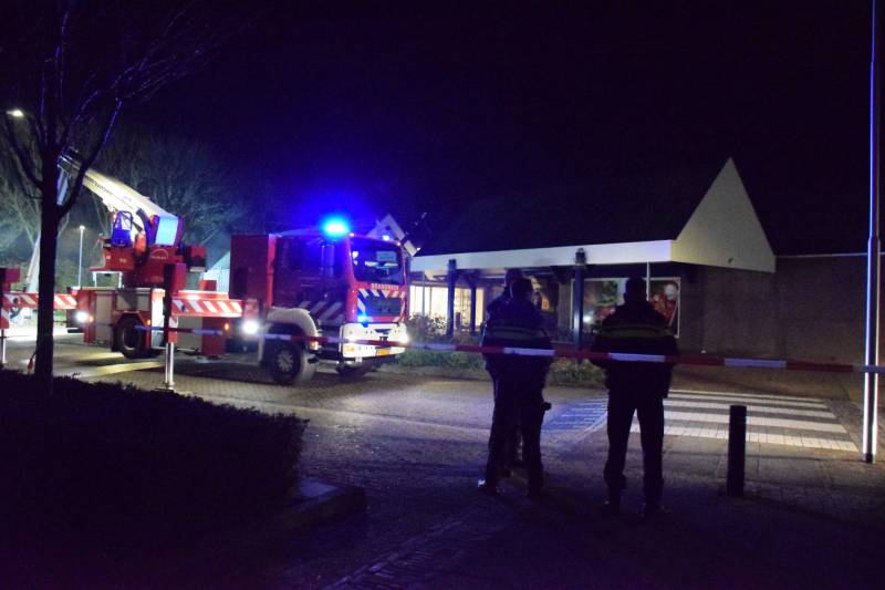 Brand in MCD supermarkt