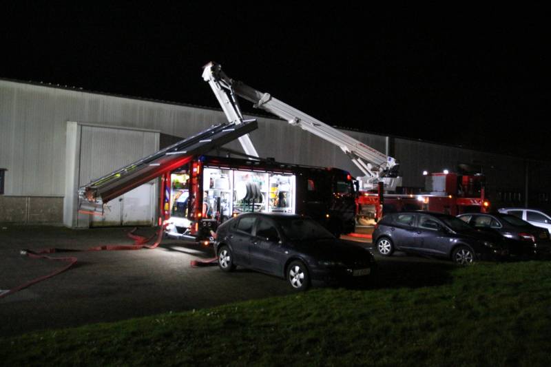 Brand in fabriek door afzuiginstallatie