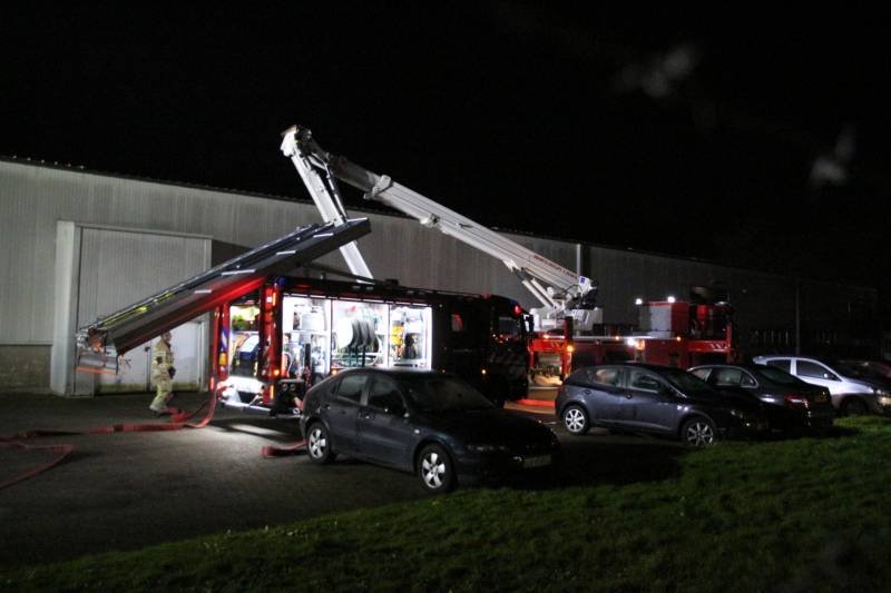Brand in fabriek door afzuiginstallatie