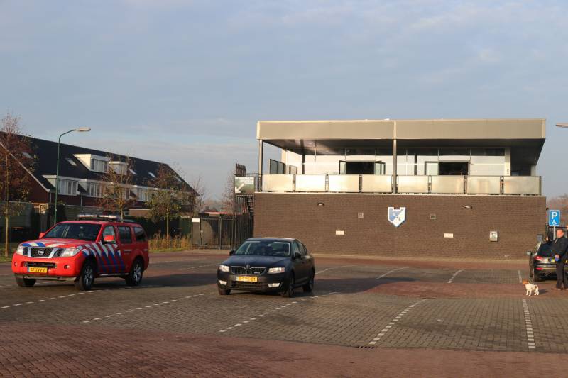 Brand in prullenbak van Sportvereniging SVL