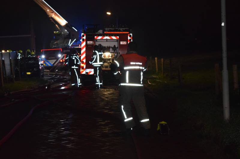 Woning verwoest na uitslaande brand