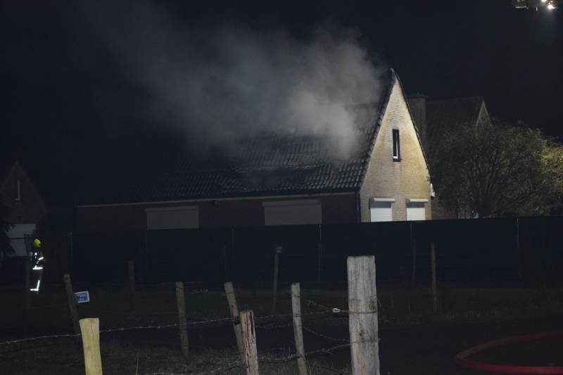 Woning verwoest na uitslaande brand