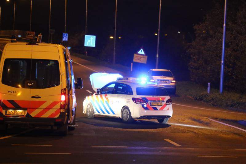 Politieauto beschadigd bij aanrijding